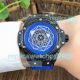 Copy Hublot Big Bang Sang Bleu Black Diamond Bezel Blue Leather Strap Limited Mens Watch (5)_th.jpg